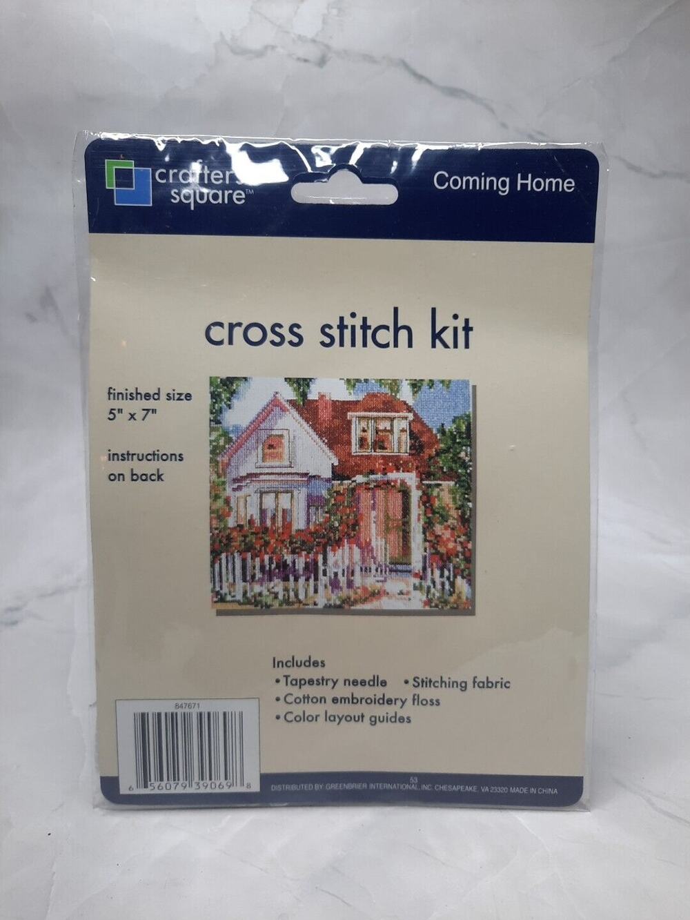Crafters Square Cross Stitch Kit Coming Home 5x7
